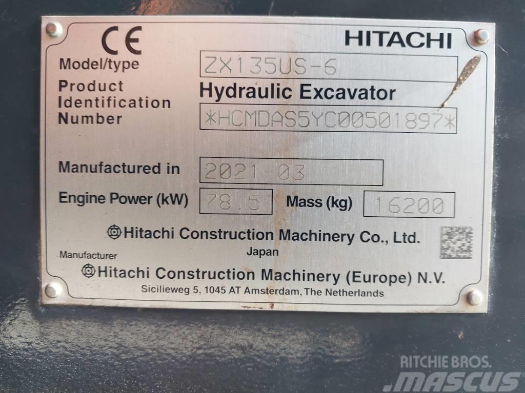 Hitachi ZX 135 US-6 Roomikekskavaatorid