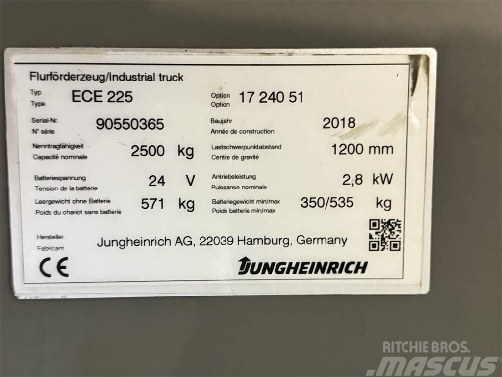 Jungheinrich ECE 225 XL - BJ. 2018 - 4.389 STD. SONDERPREIS Miniekskavaatorid < 7 t