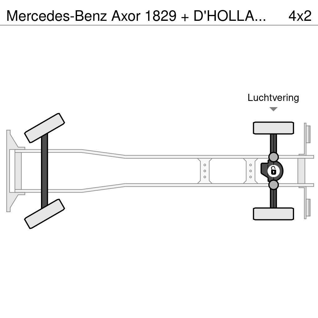 Mercedes-Benz Axor 1829 + D'HOLLANDIA 2000 KG Furgoonautod