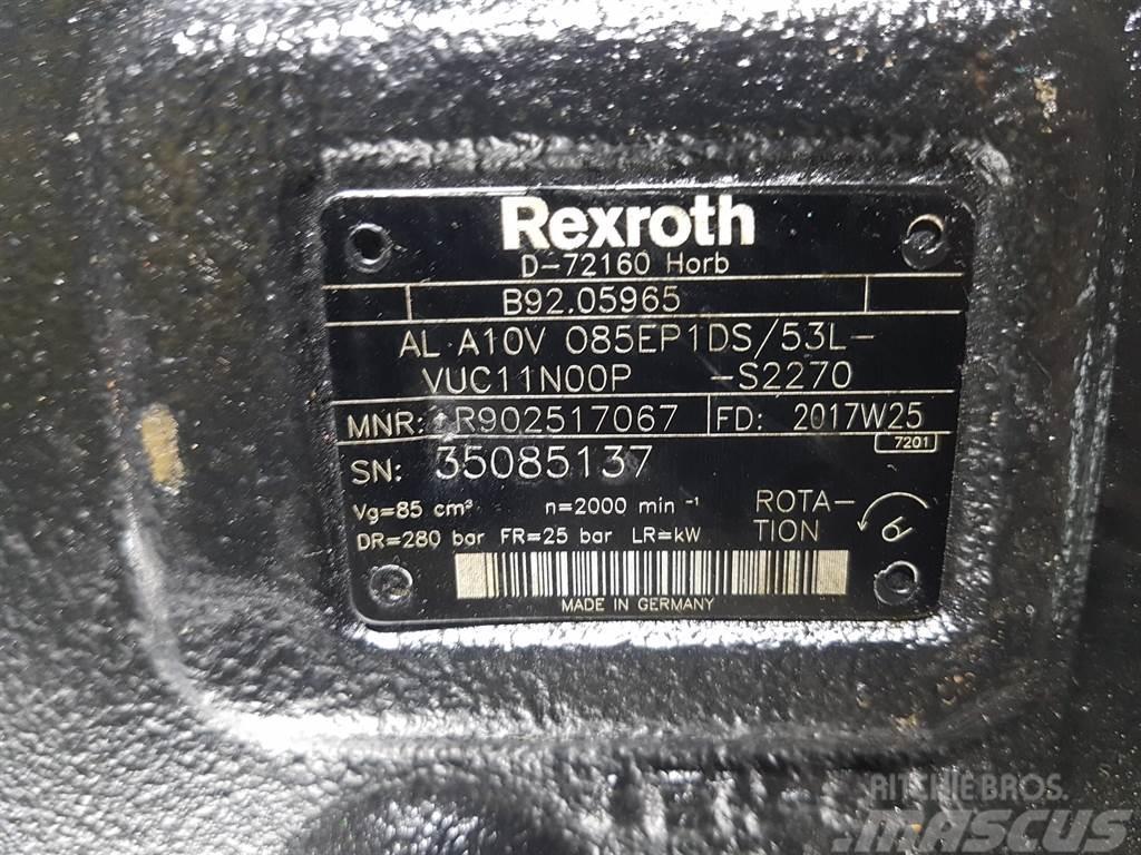 Rexroth ALA10VO85EP1DS/53L - Load sensing pump Hüdraulika