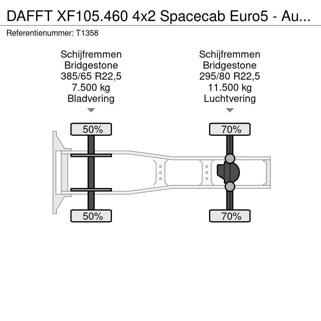 DAF FT XF105.460 4x2 Spacecab Euro5 - Automatic - Stan Sadulveokid