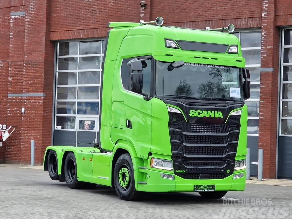 Scania S580 V8 NGS Highline 6x2 - Retarder - Full air - B Sadulveokid