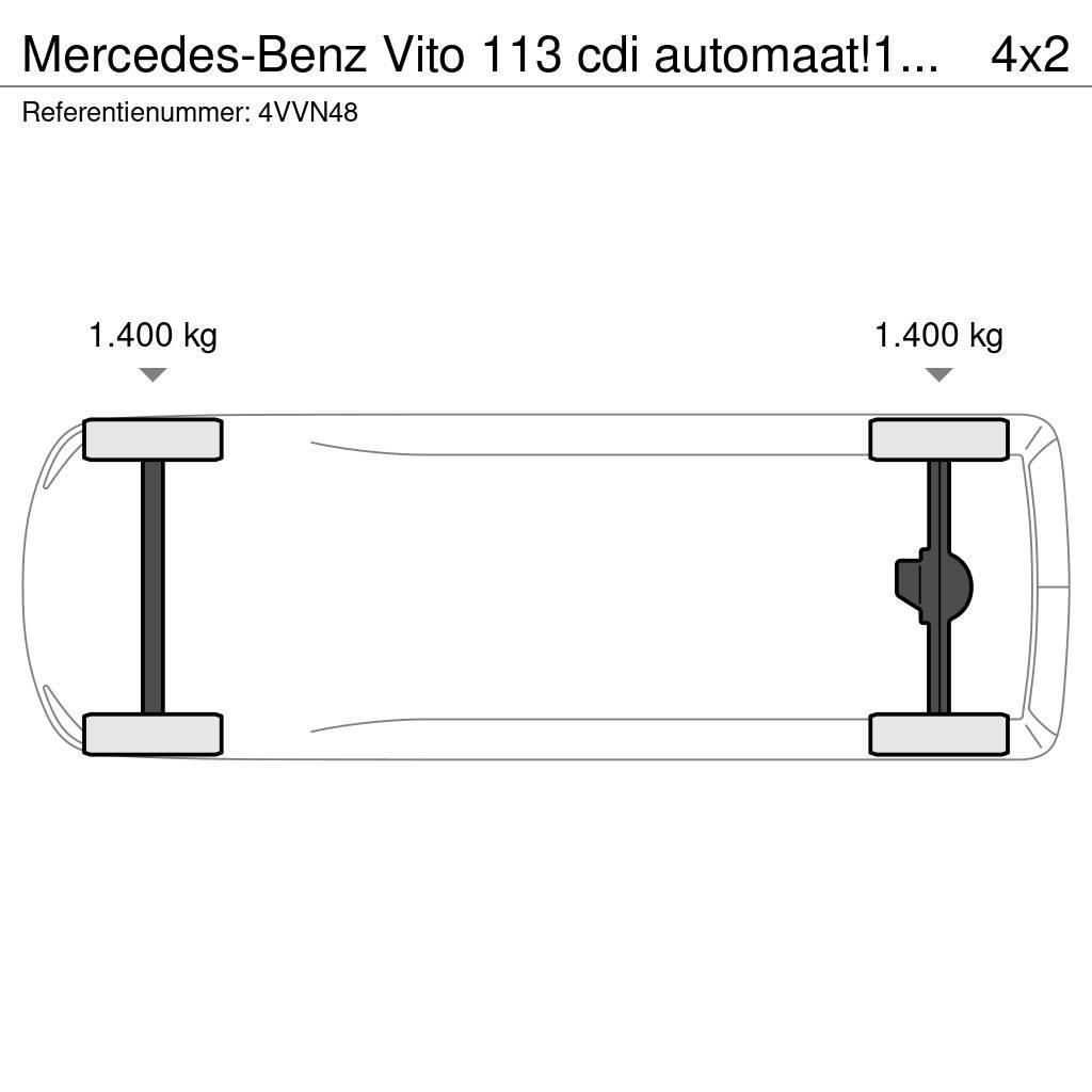Mercedes-Benz Vito 113 cdi automaat!140dkm!! Furgooniga kaubikud