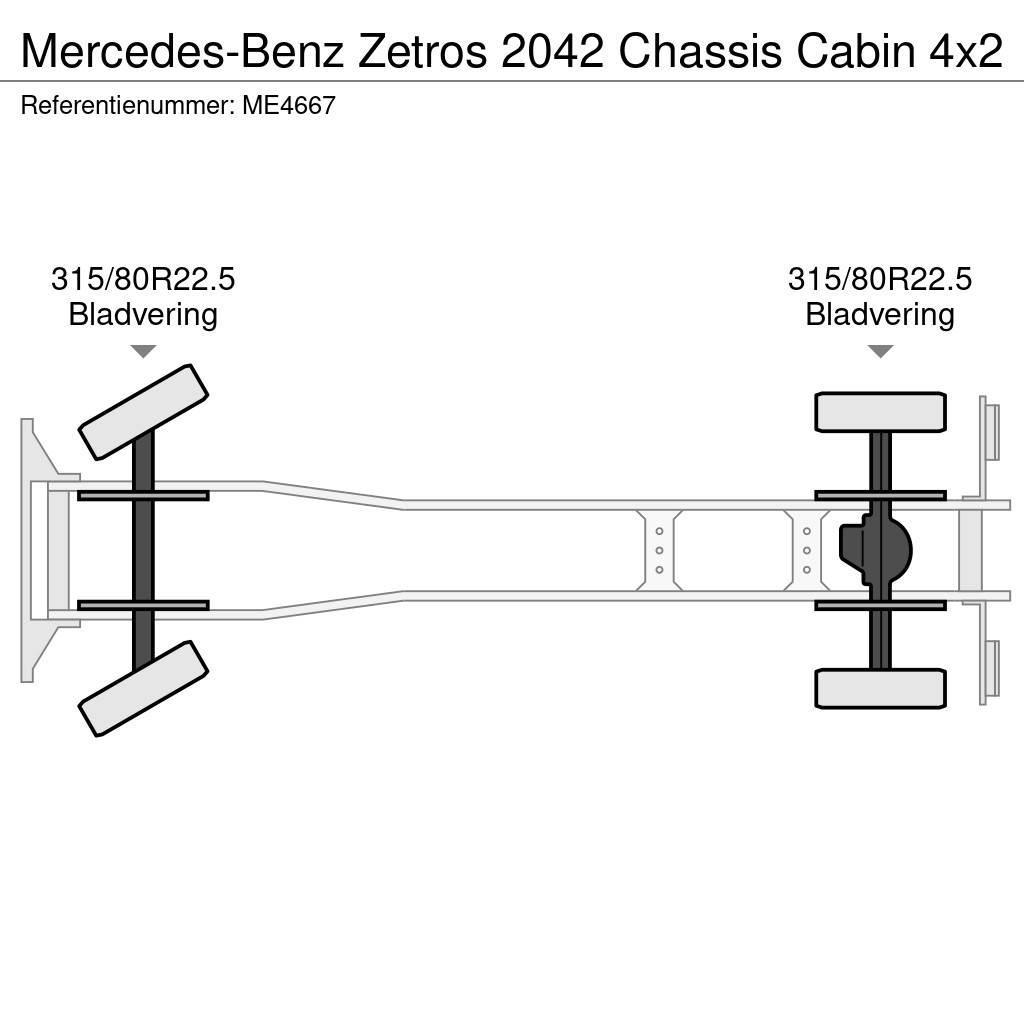 Mercedes-Benz Zetros 2042 Chassis Cabin Raamautod