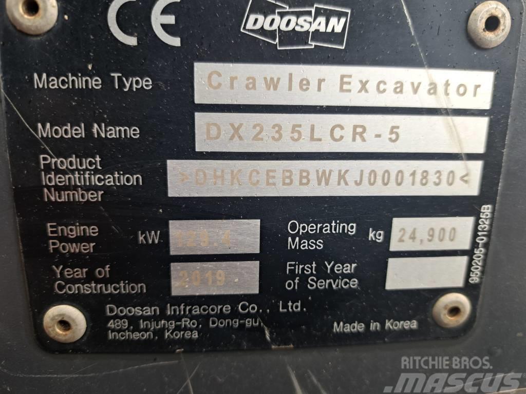 Doosan DX 235 LCR-5 Roomikekskavaatorid