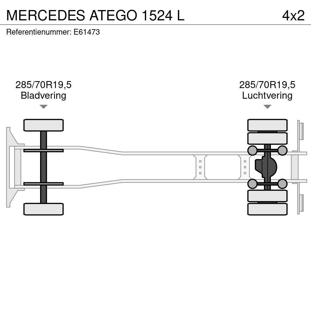 Mercedes-Benz ATEGO 1524 L Külmikautod