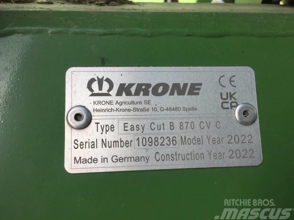 Krone Easy Cut B 870CV C Mowers