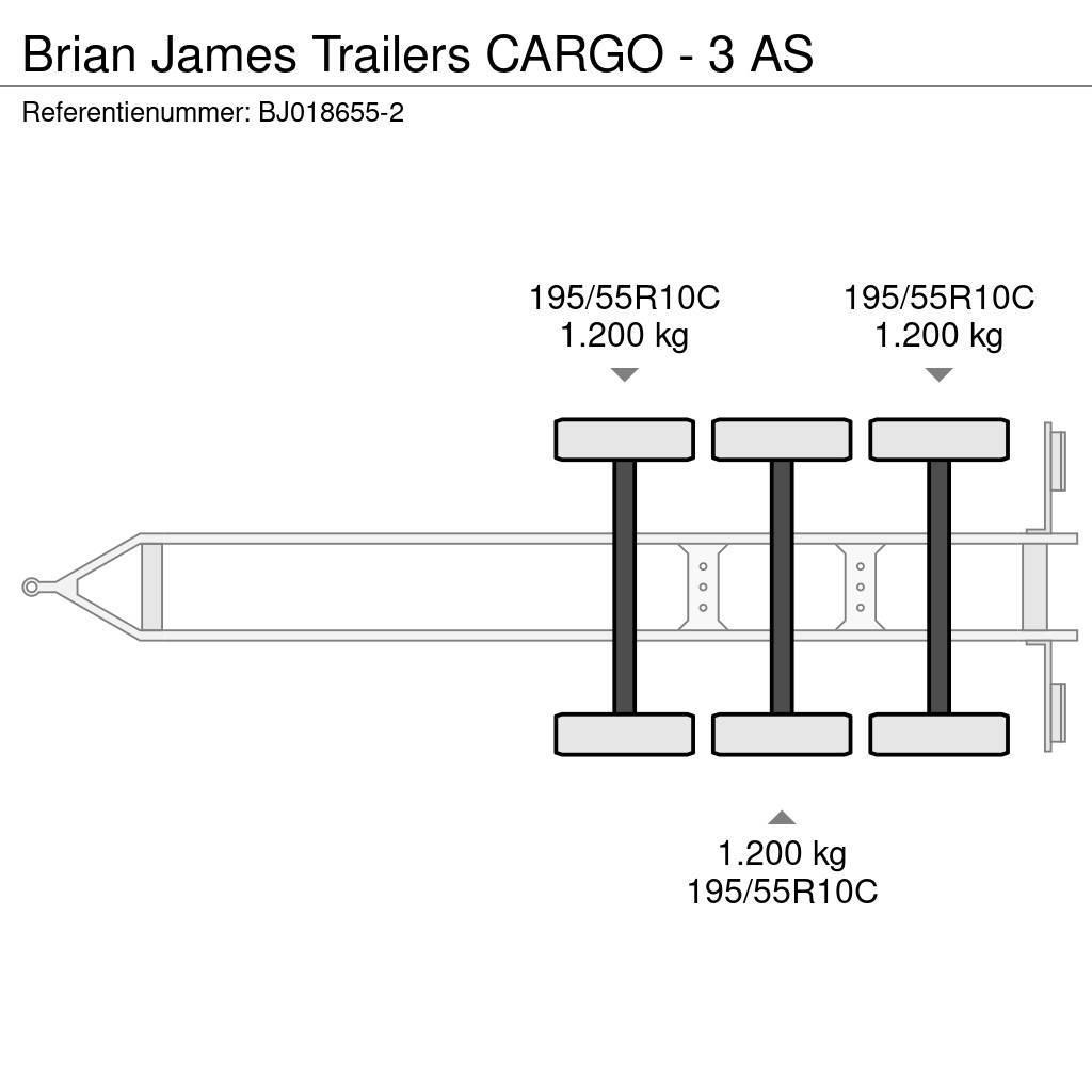 Brian James Trailers CARGO - 3 AS Autotreilerid