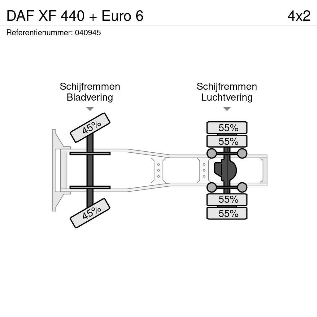 DAF XF 440 + Euro 6 Sadulveokid