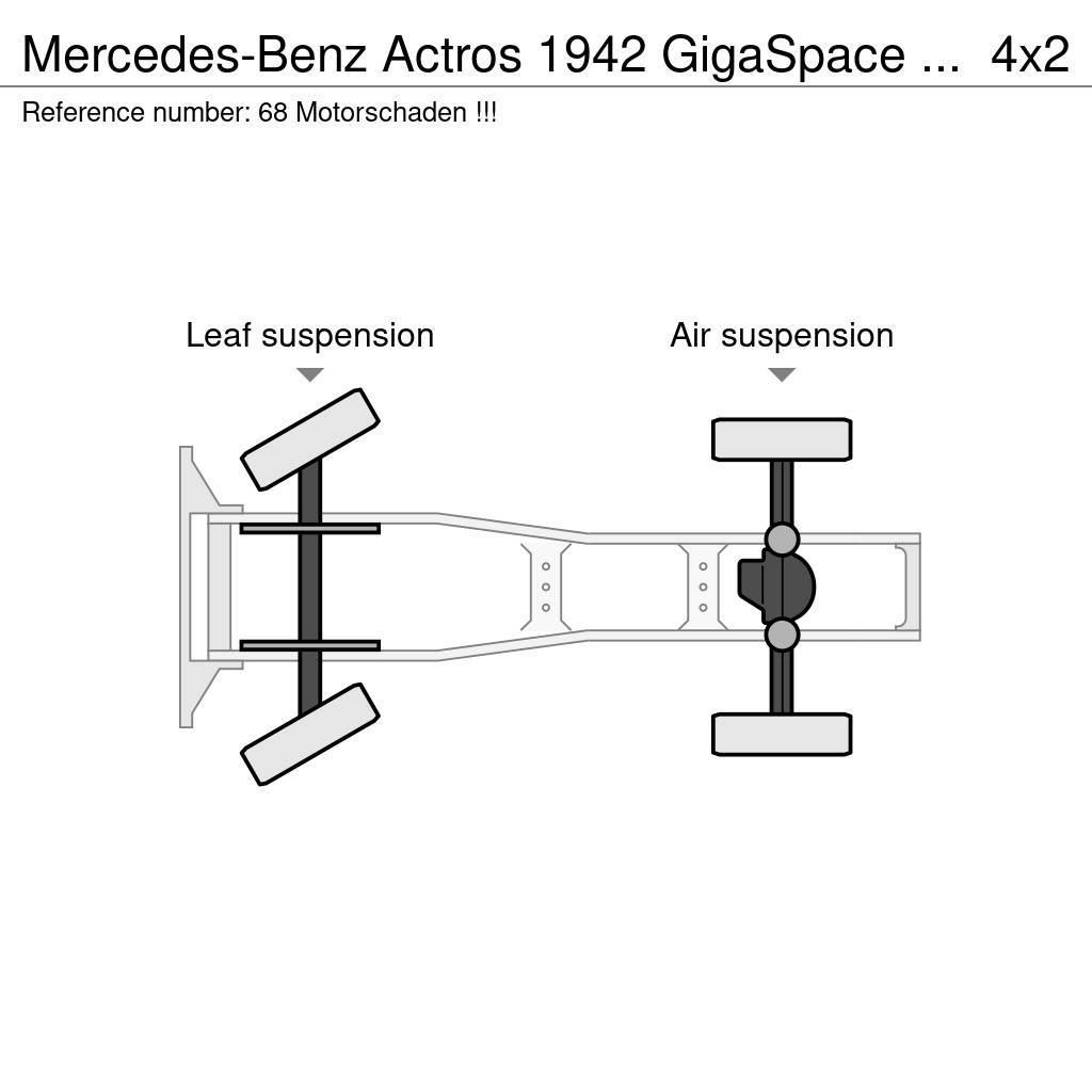 Mercedes-Benz Actros 1942 GigaSpace / Motorschaden !!! Sadulveokid
