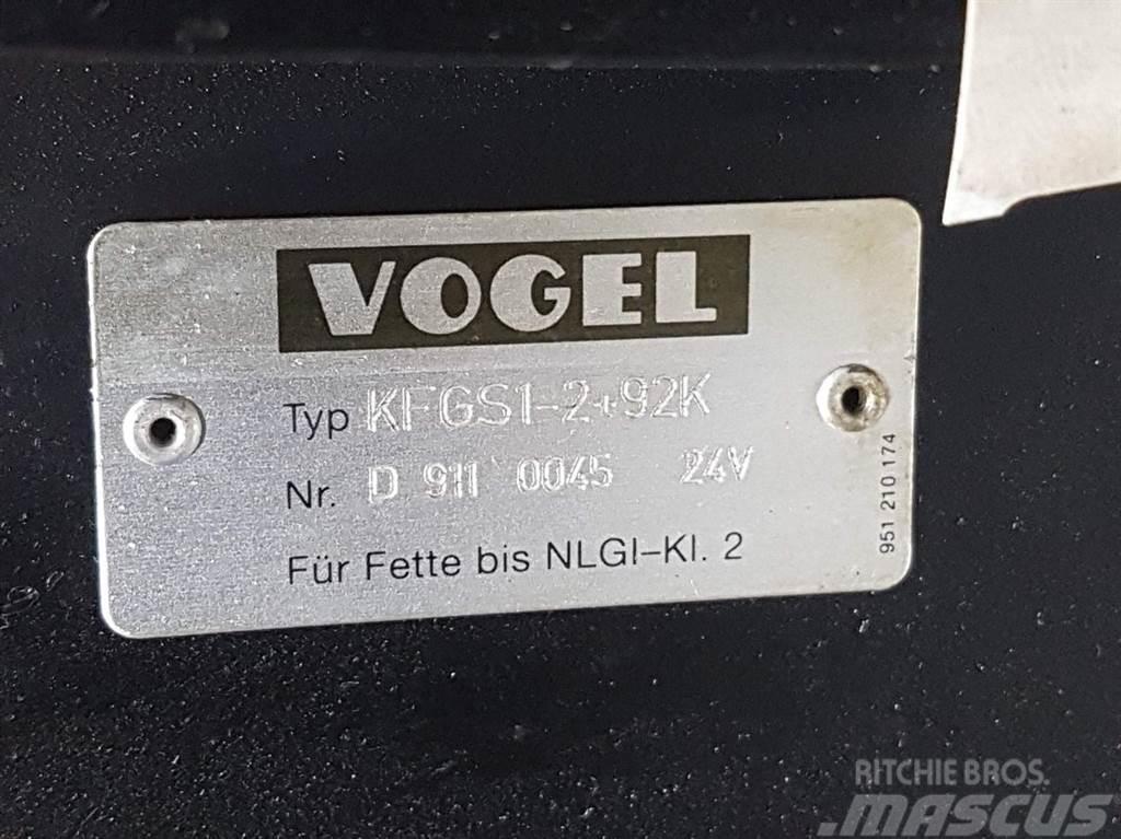 Liebherr A924-Vogel KFGS1-2+92K 24V-Lubricating system Raamid
