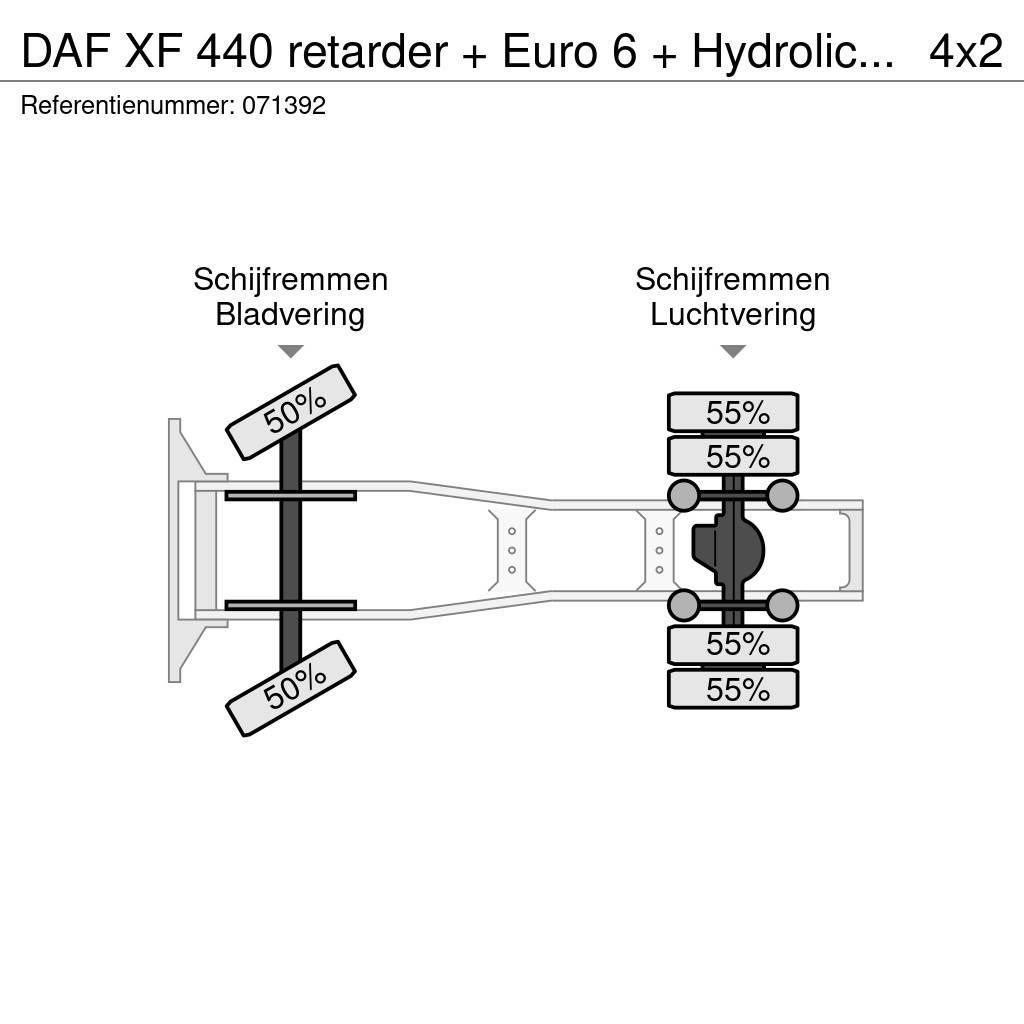 DAF XF 440 retarder + Euro 6 + Hydrolic system + Manua Sadulveokid