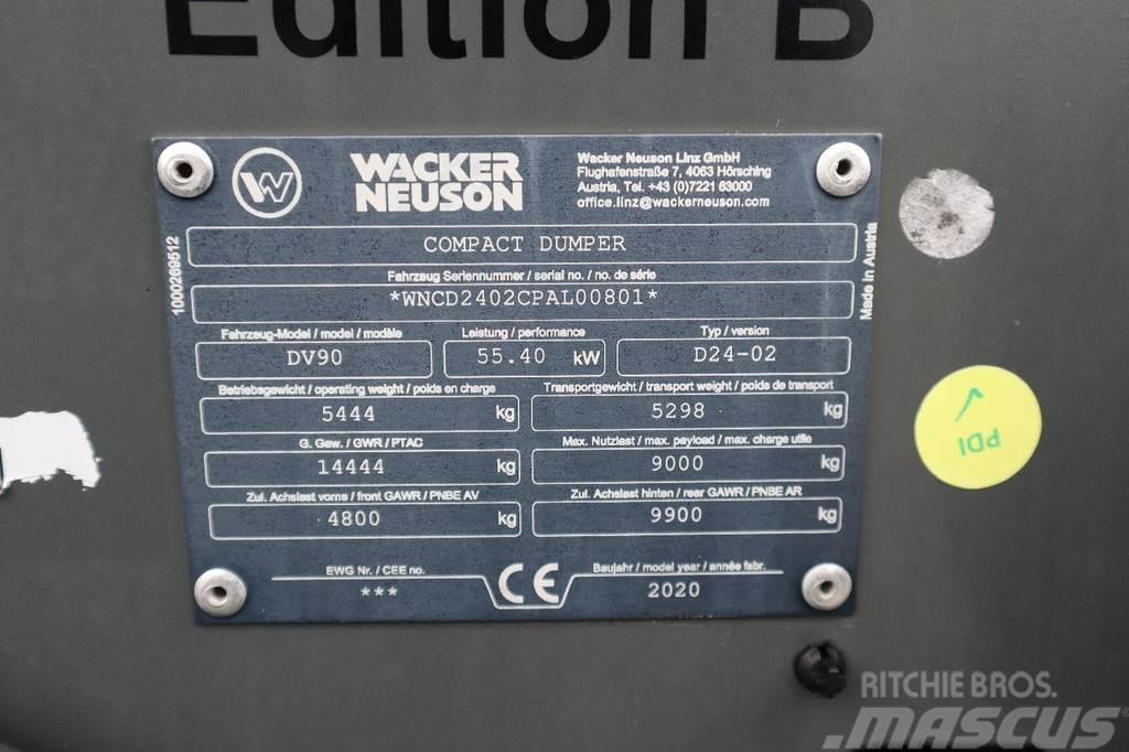Wacker Neuson DV90 | 9 TON PAYLOAD | AIRCO | SWING BUCKET Liigendraamiga pinnaseveokid