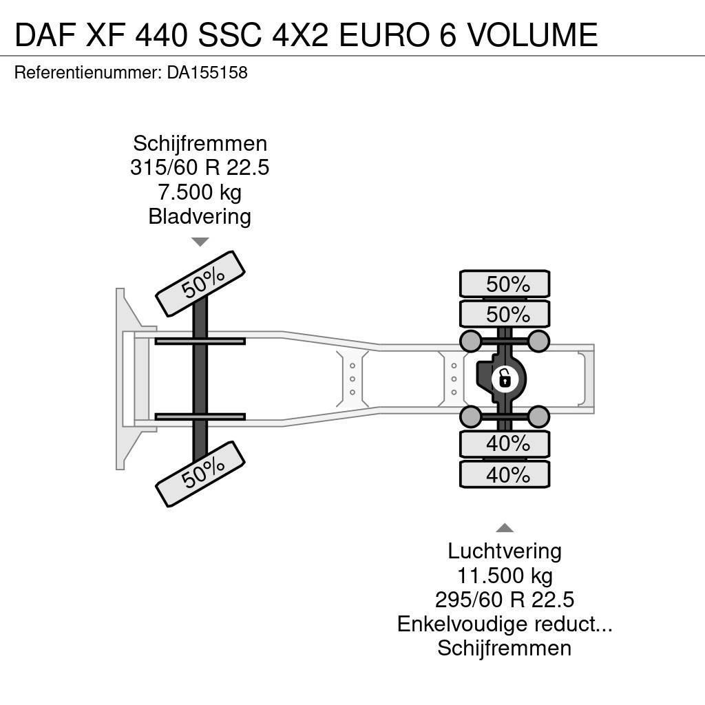 DAF XF 440 SSC 4X2 EURO 6 VOLUME Sadulveokid