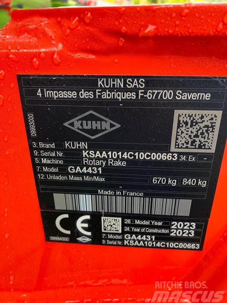 Kuhn GA 4431 Iseliikuvad niidukid-vaalutid