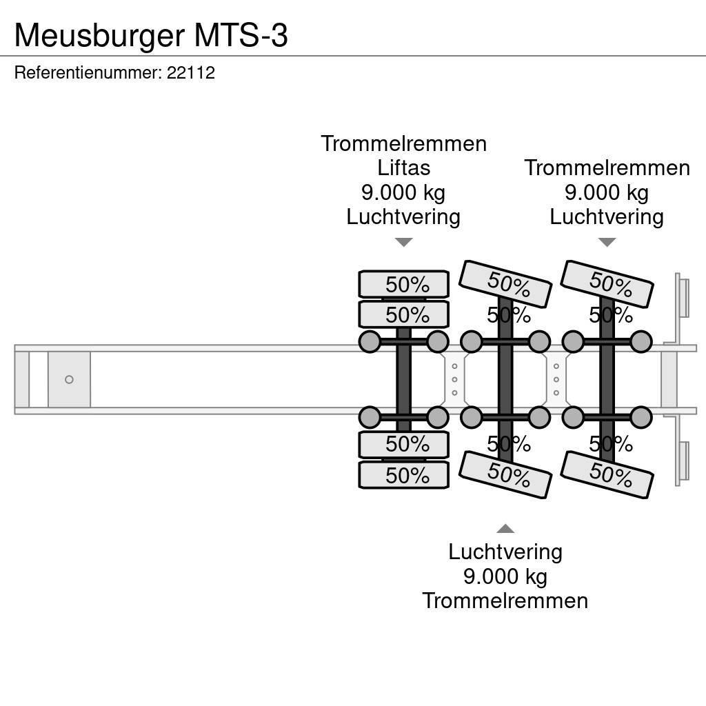 Meusburger MTS-3 Raskeveo poolhaagised