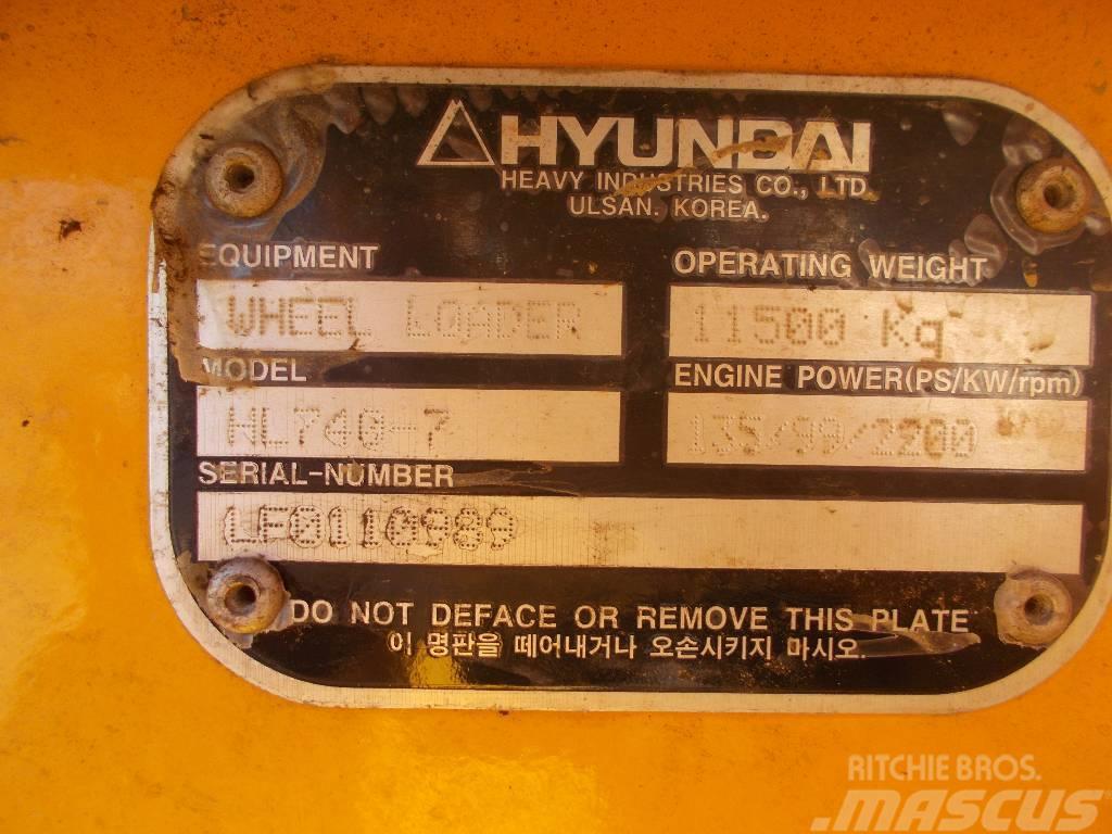 Hyundai HL 740-7 Rataslaadurid