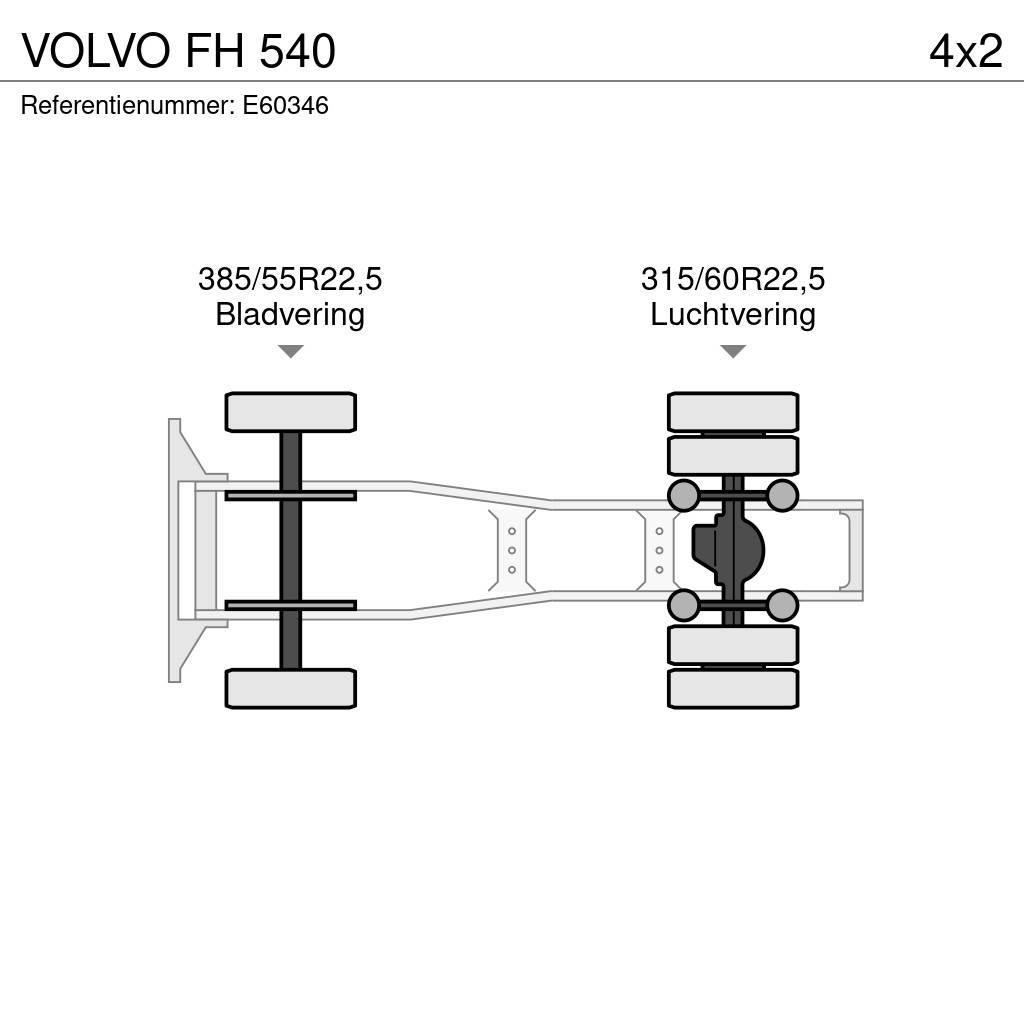 Volvo FH 540 Sadulveokid