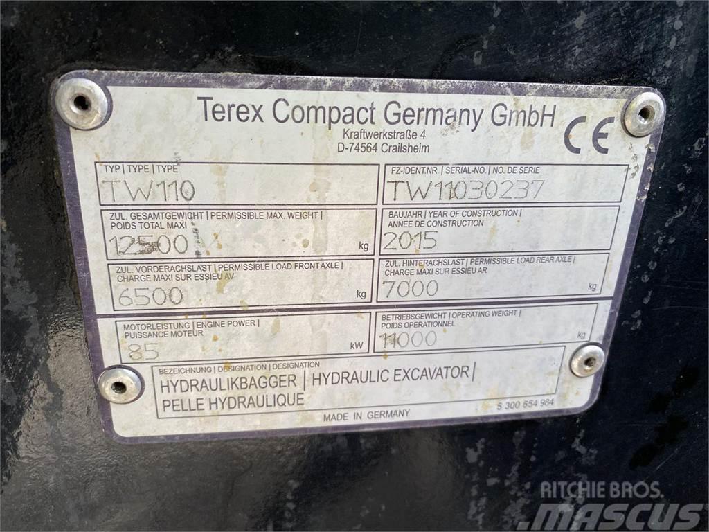 Terex TW110 Ratasekskavaatorid