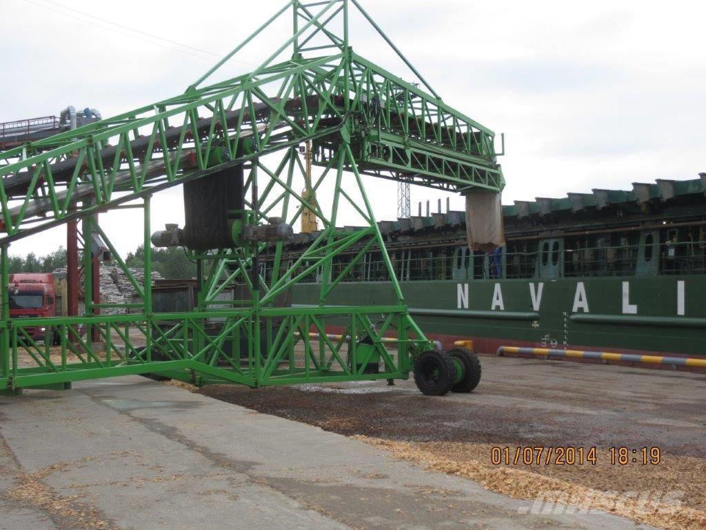 Conveier belt 1200 mm x 31 m + 15 m + Hopper Konveierid