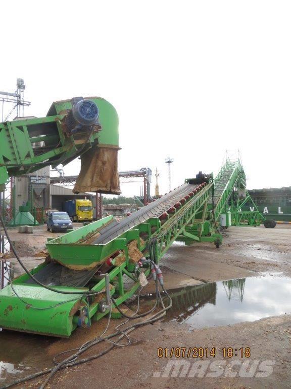  Conveier belt 1200 mm x 31 m + 15 m + Hopper Konveierid