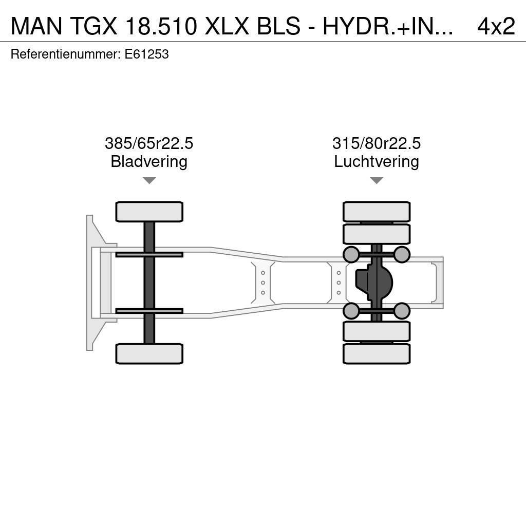 MAN TGX 18.510 XLX BLS - HYDR.+INTARDER Sadulveokid