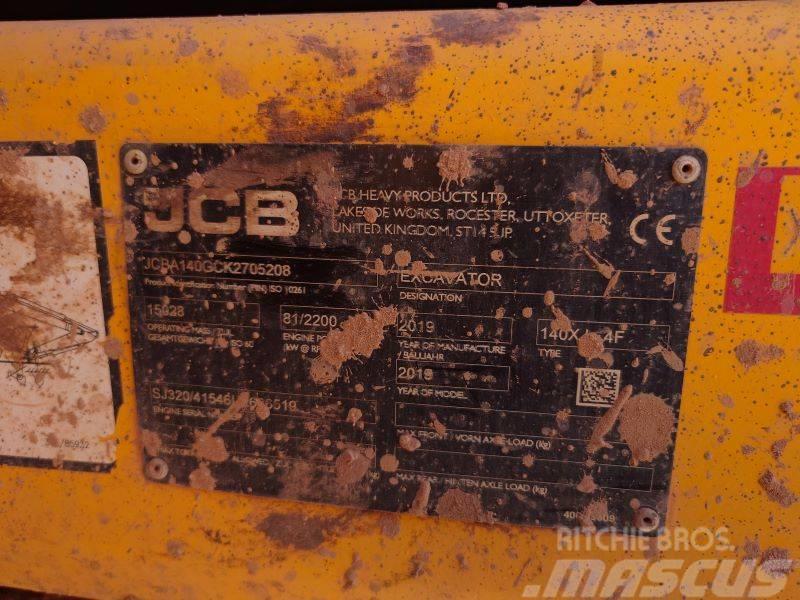 JCB 140 X Roomikekskavaatorid
