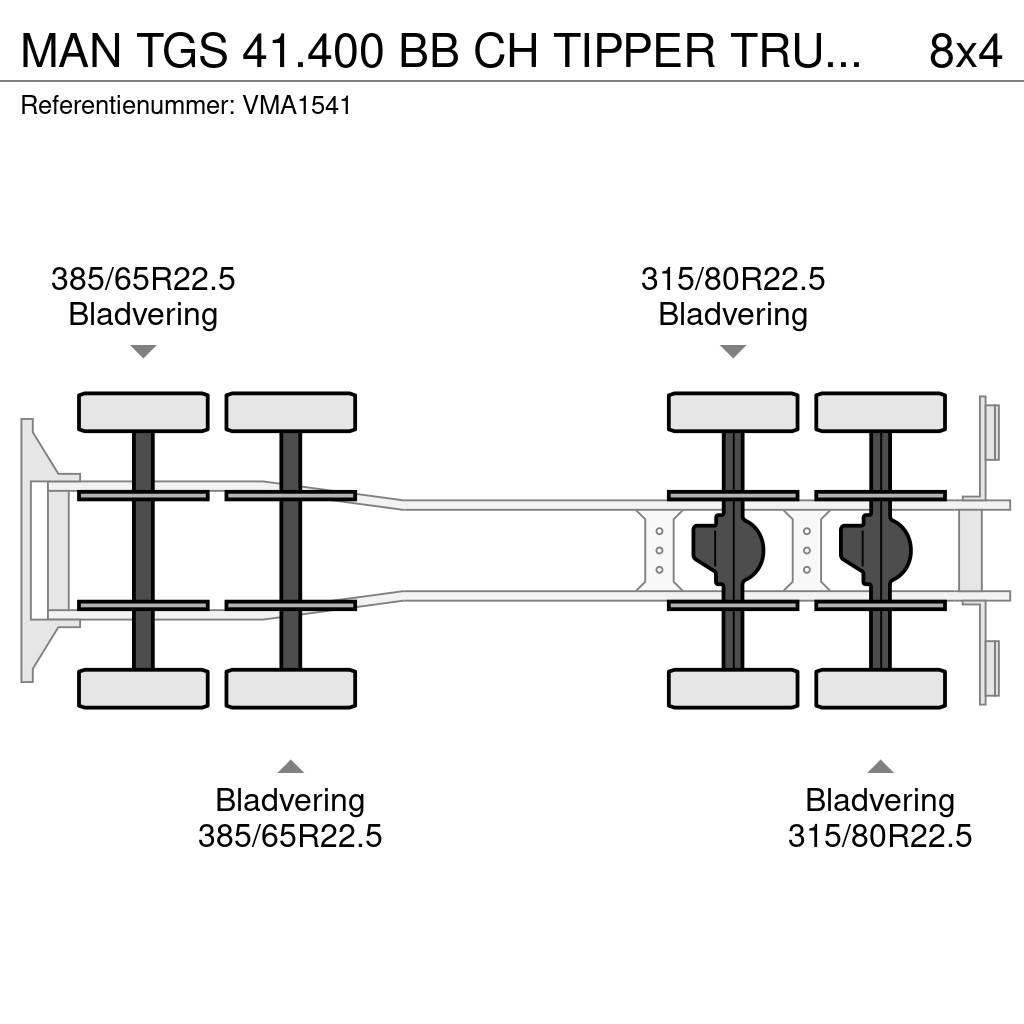 MAN TGS 41.400 BB CH TIPPER TRUCK (6 units) Kallurid