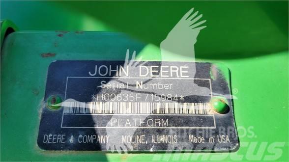 John Deere 635F Kombainide heedrid