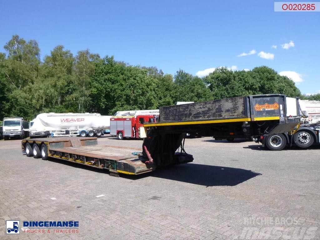 Nooteboom 3-axle lowbed trailer 33 t / extendable 8.5 m Raskeveo poolhaagised