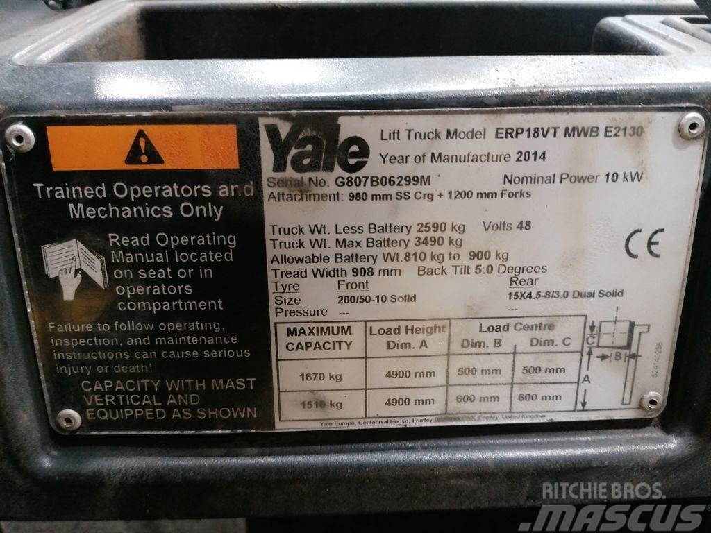 Yale ERP18VT Elektritõstukid