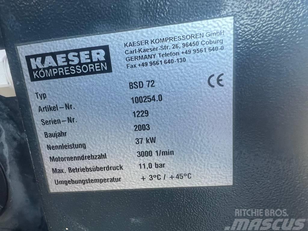 Kaeser Compressor, Kompressor BSD 72 Kompressorid
