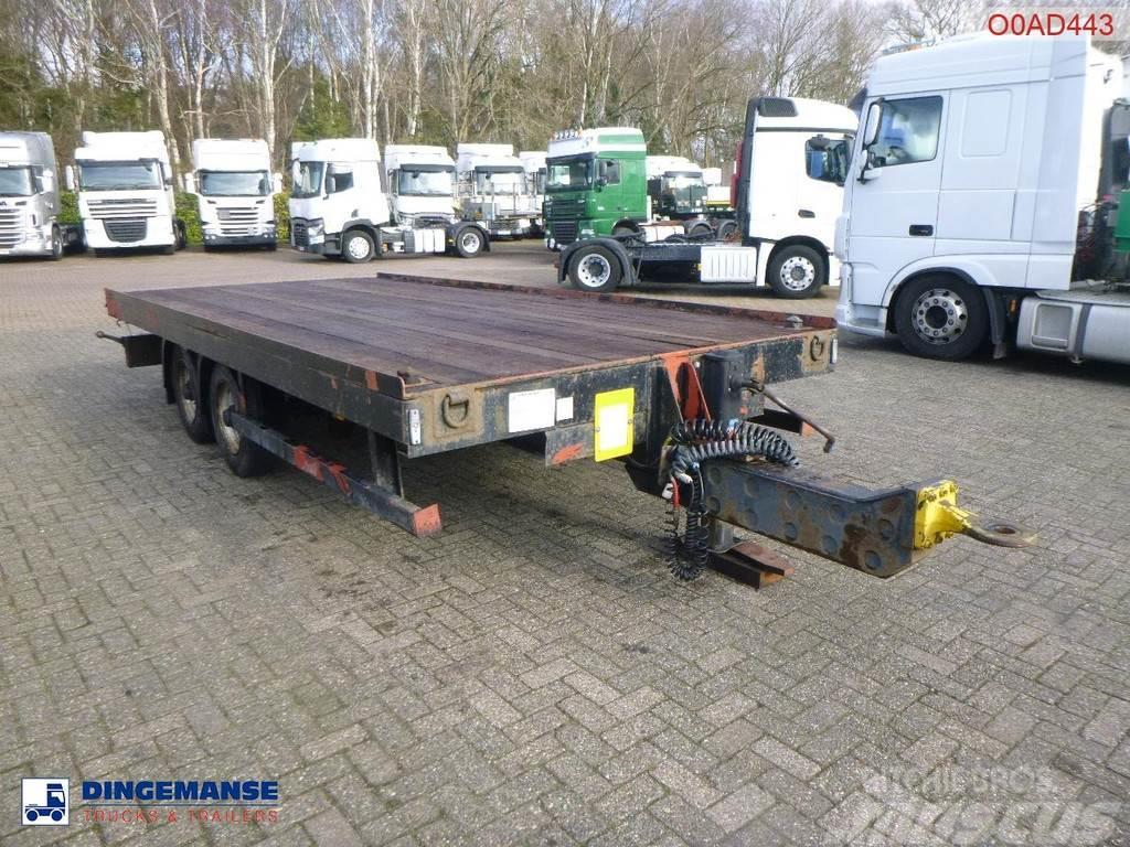  Adcliffe 2-axle drawbar platform trailer 7 t Madelhaagised