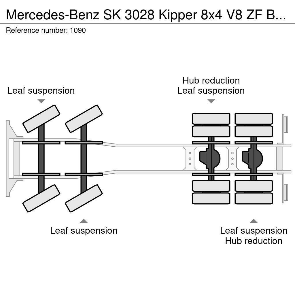 Mercedes-Benz SK 3028 Kipper 8x4 V8 ZF Big Axle Good Condition Kallurid