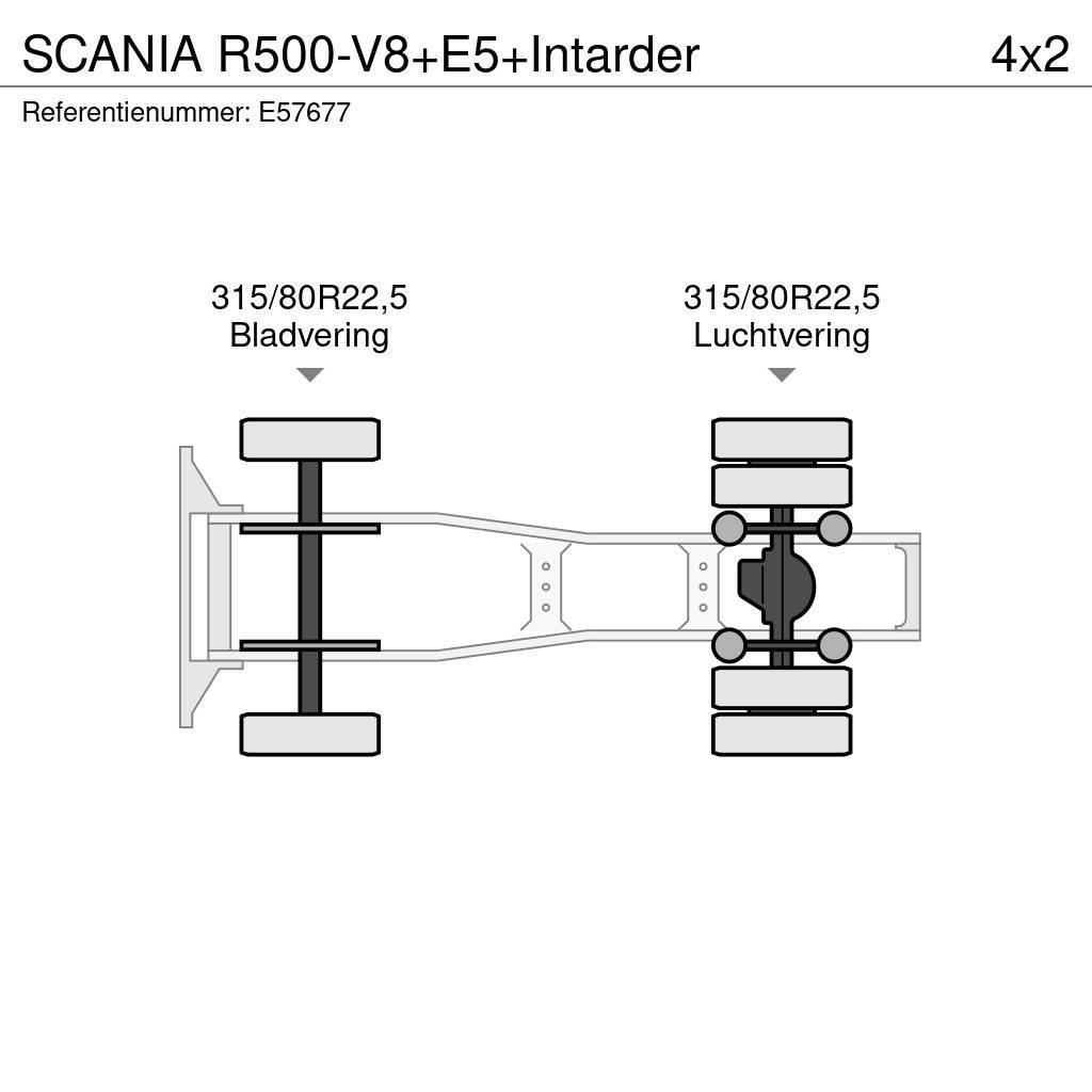Scania R500-V8+E5+Intarder Sadulveokid