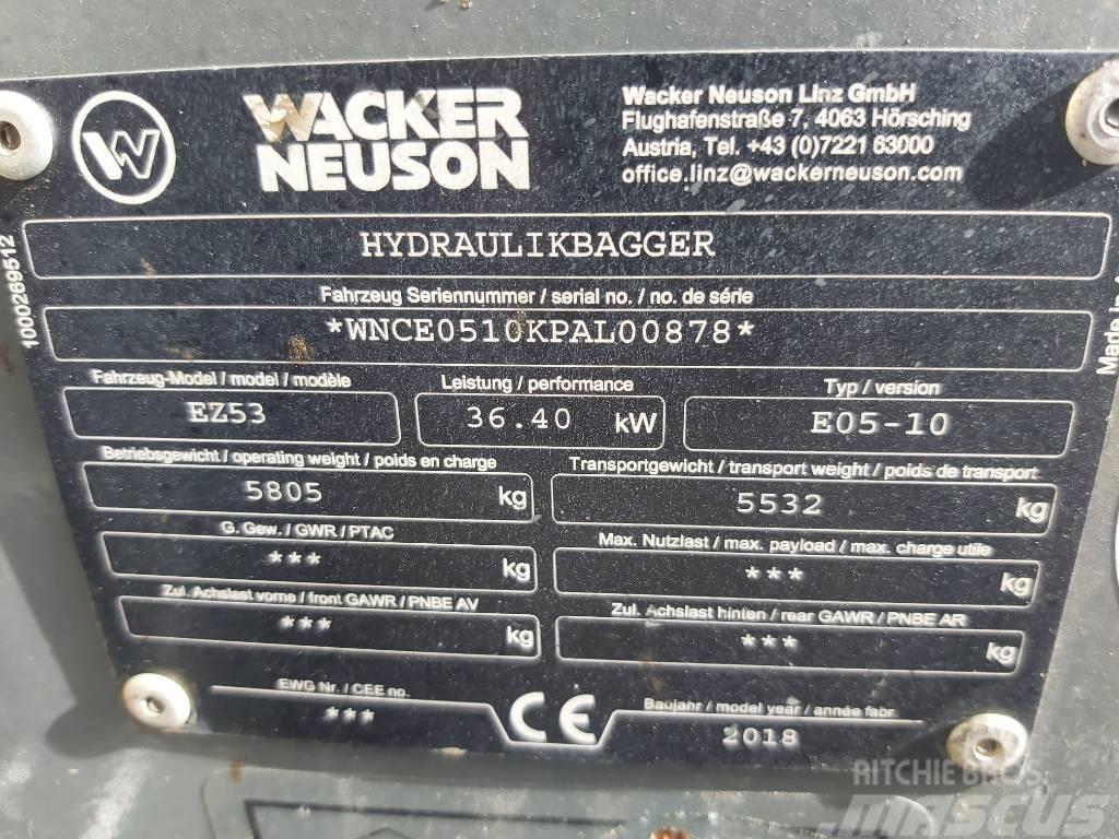 Wacker Neuson EZ 53 Roomikekskavaatorid