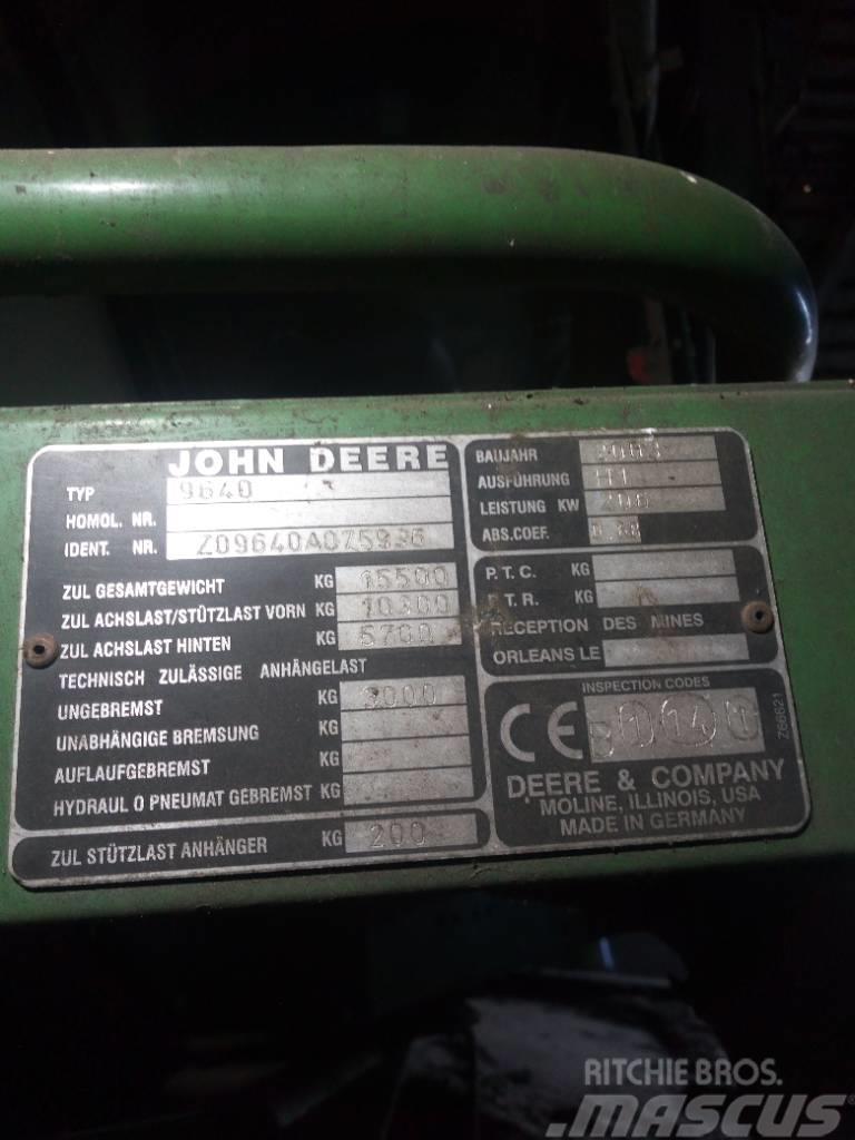 John Deere 9640 WTS Teraviljakombainid
