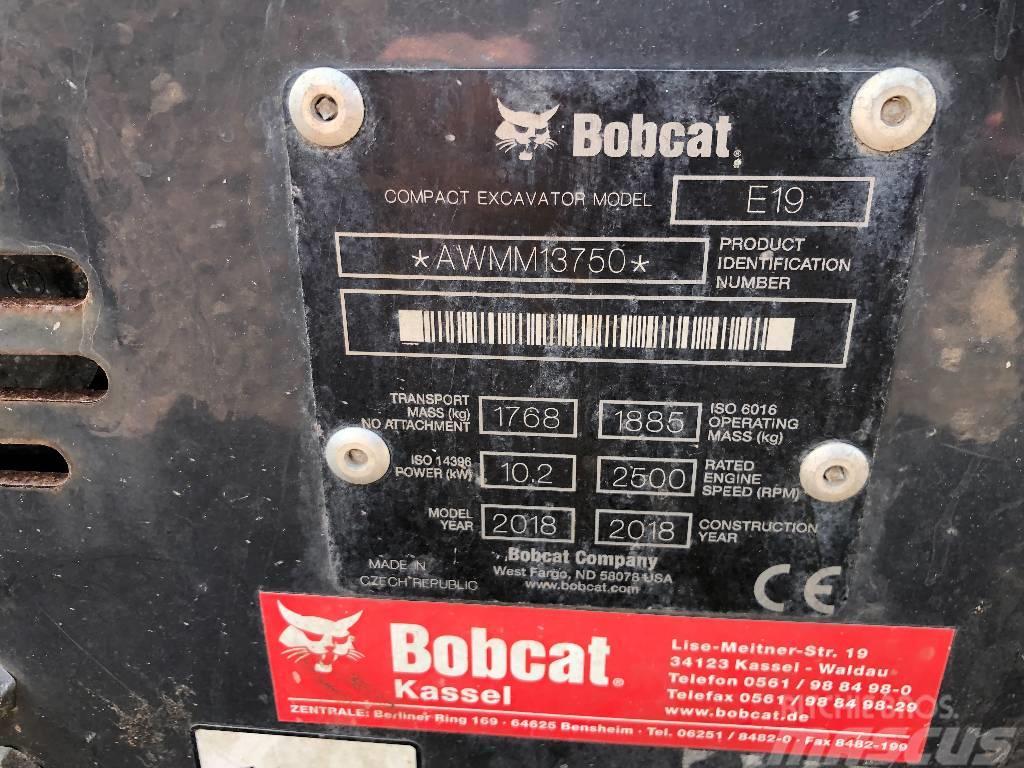 Bobcat E 19 Miniekskavaatorid < 7 t
