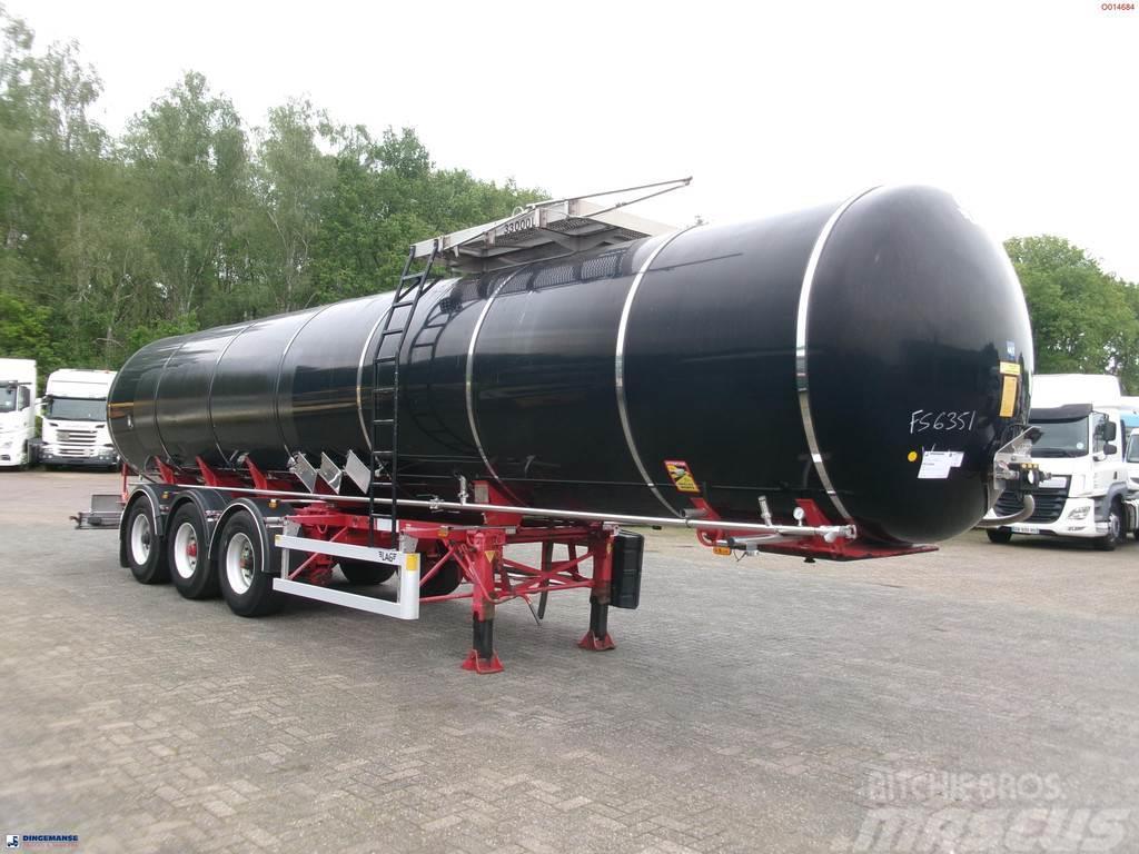 LAG Bitumen tank inox 33 m3 / 1 comp + ADR Tsistern poolhaagised