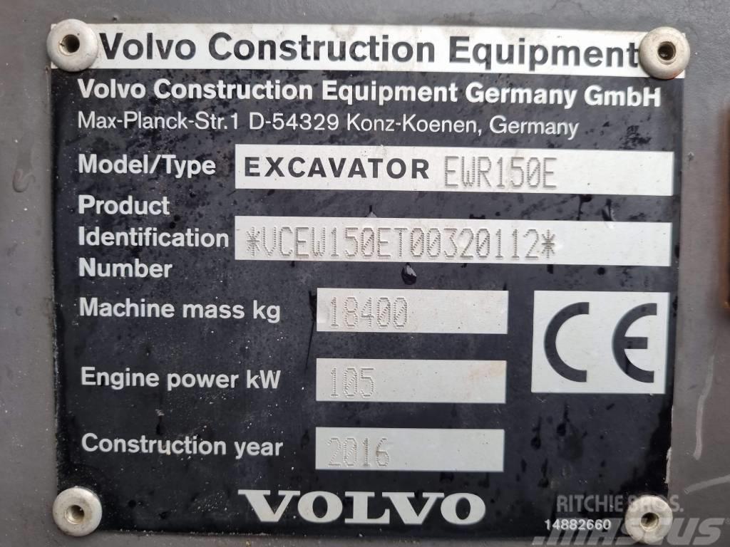 Volvo EWR 150 E Ratasekskavaatorid