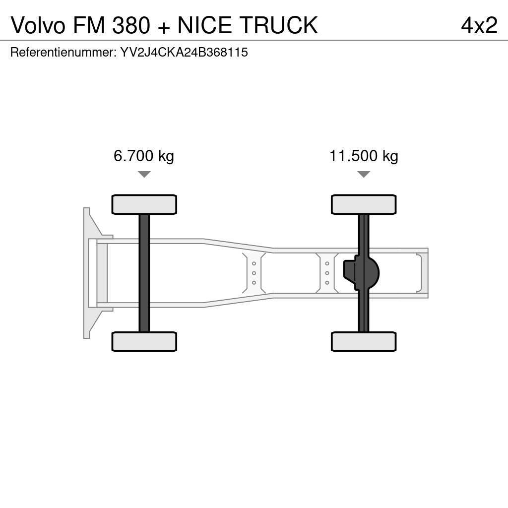 Volvo FM 380 + NICE TRUCK Sadulveokid