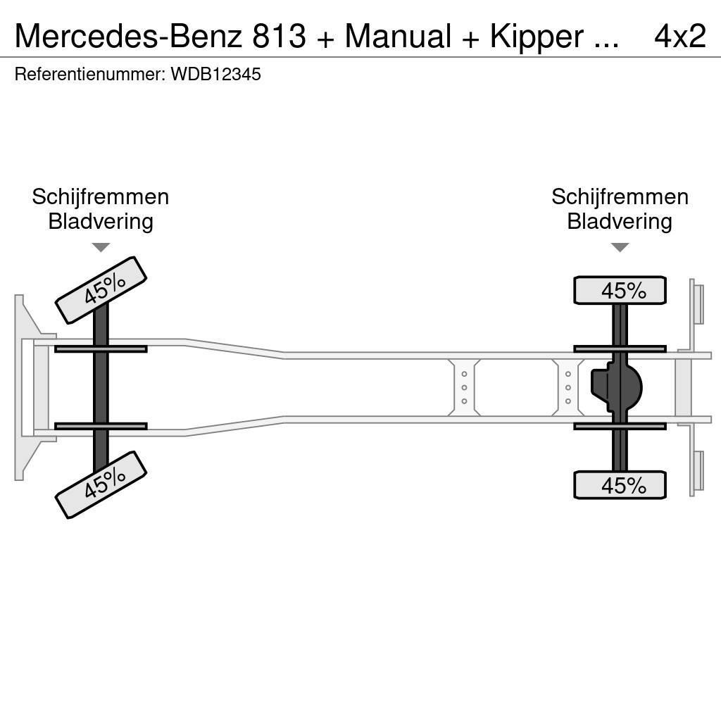 Mercedes-Benz 813 + Manual + Kipper + 4x4 Kallurid