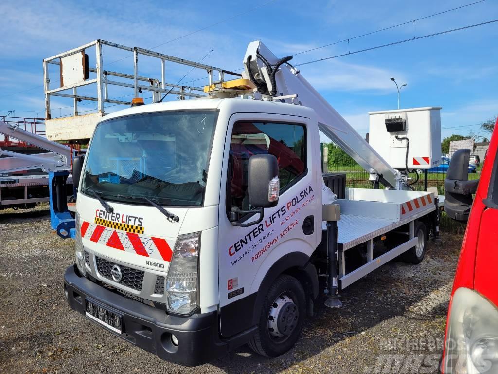 Multitel 160ALU DS -16m Nissan NT400 bucket truck boom lift Auto korvtõstukid