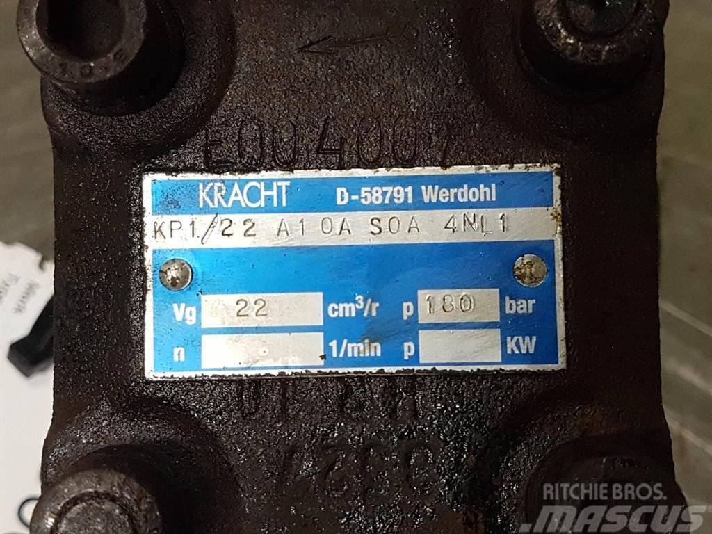  Kracht KP1/22A10AS0A - Gearpump/Zahnradpumpe Hüdraulika