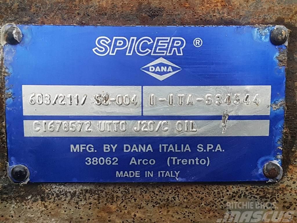 Manitou 180ATJ-Spicer Dana 603/211/52-004-Axle/Achse/As Sillad