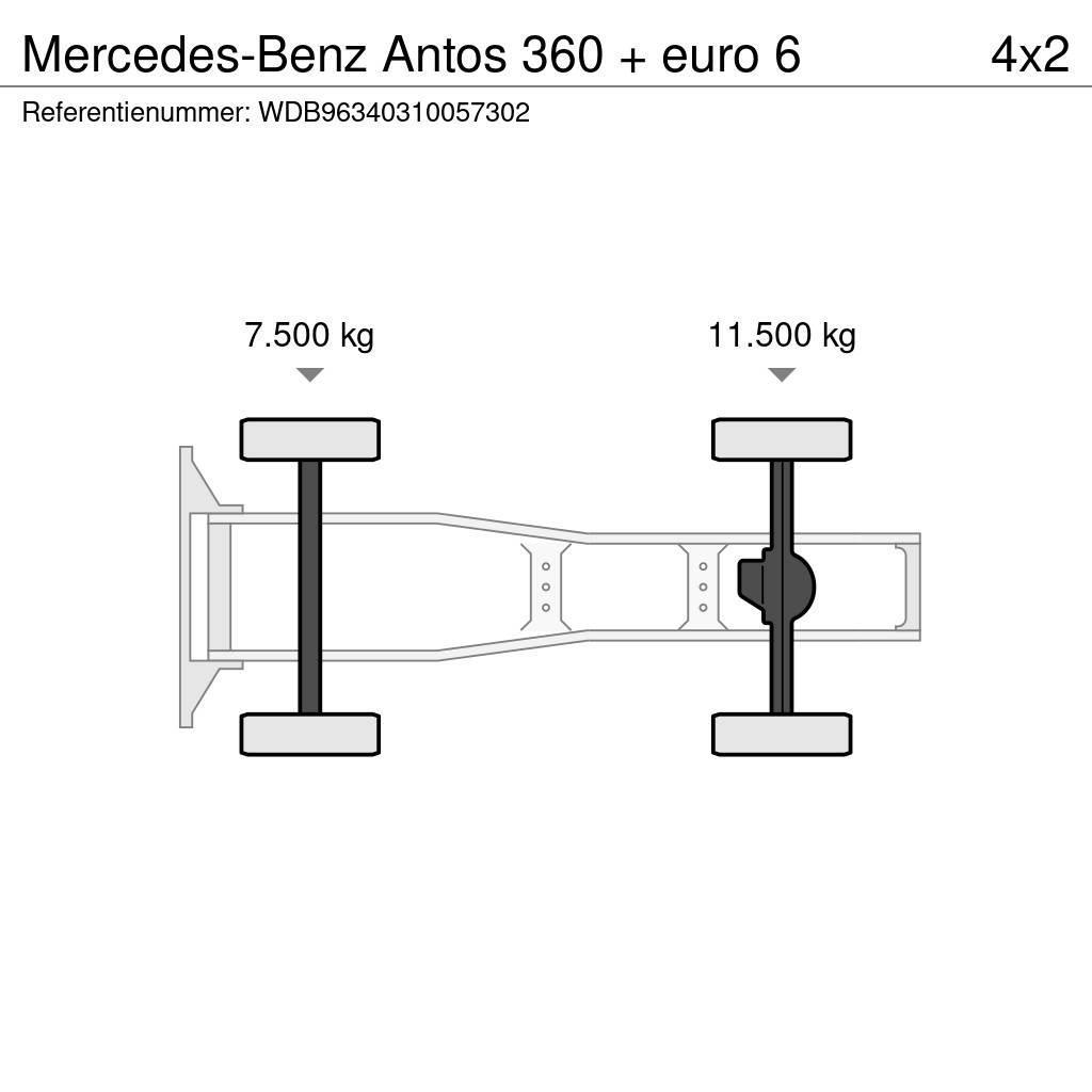 Mercedes-Benz Antos 360 + euro 6 Sadulveokid