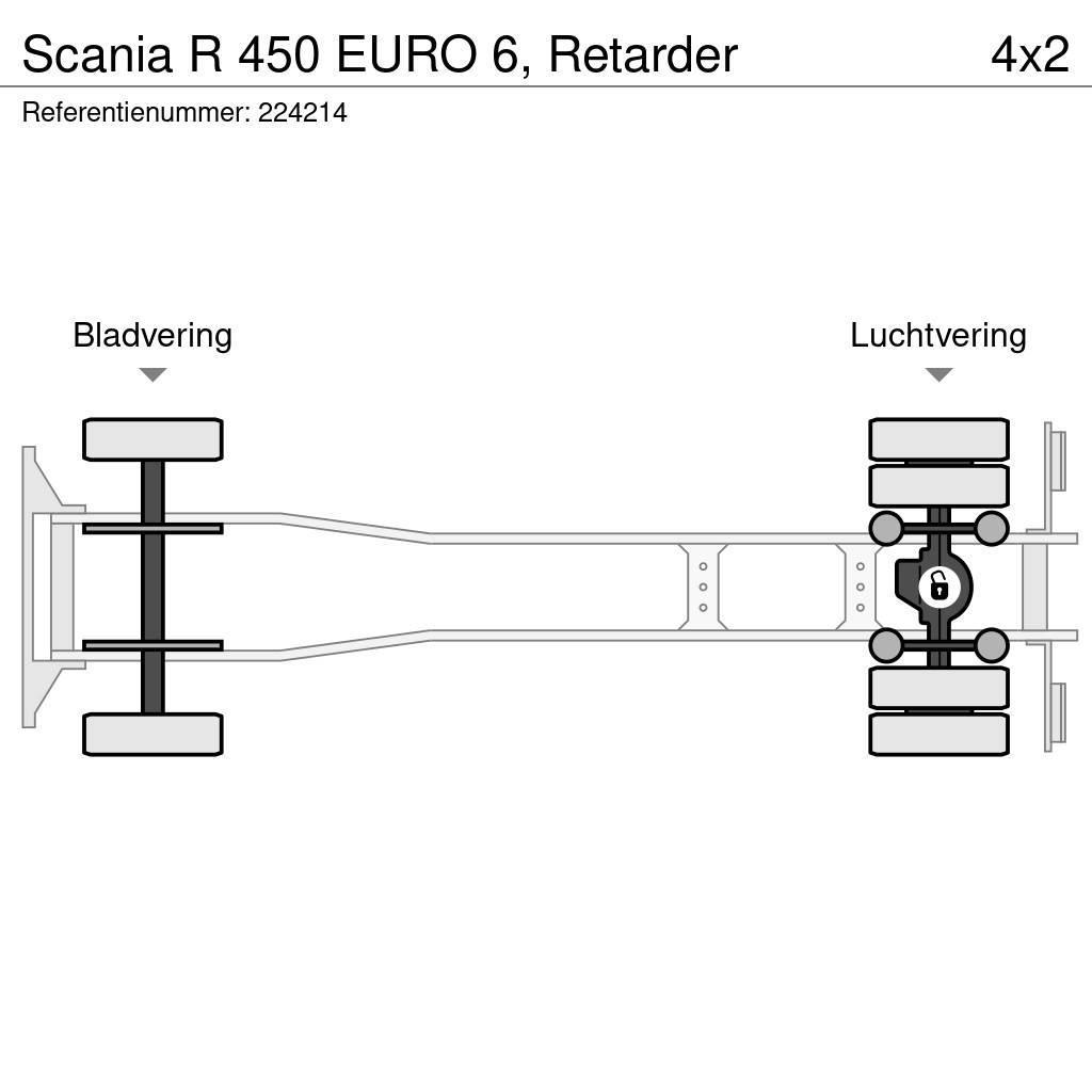 Scania R 450 EURO 6, Retarder Furgoonautod