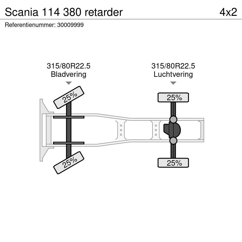 Scania 114 380 retarder Sadulveokid