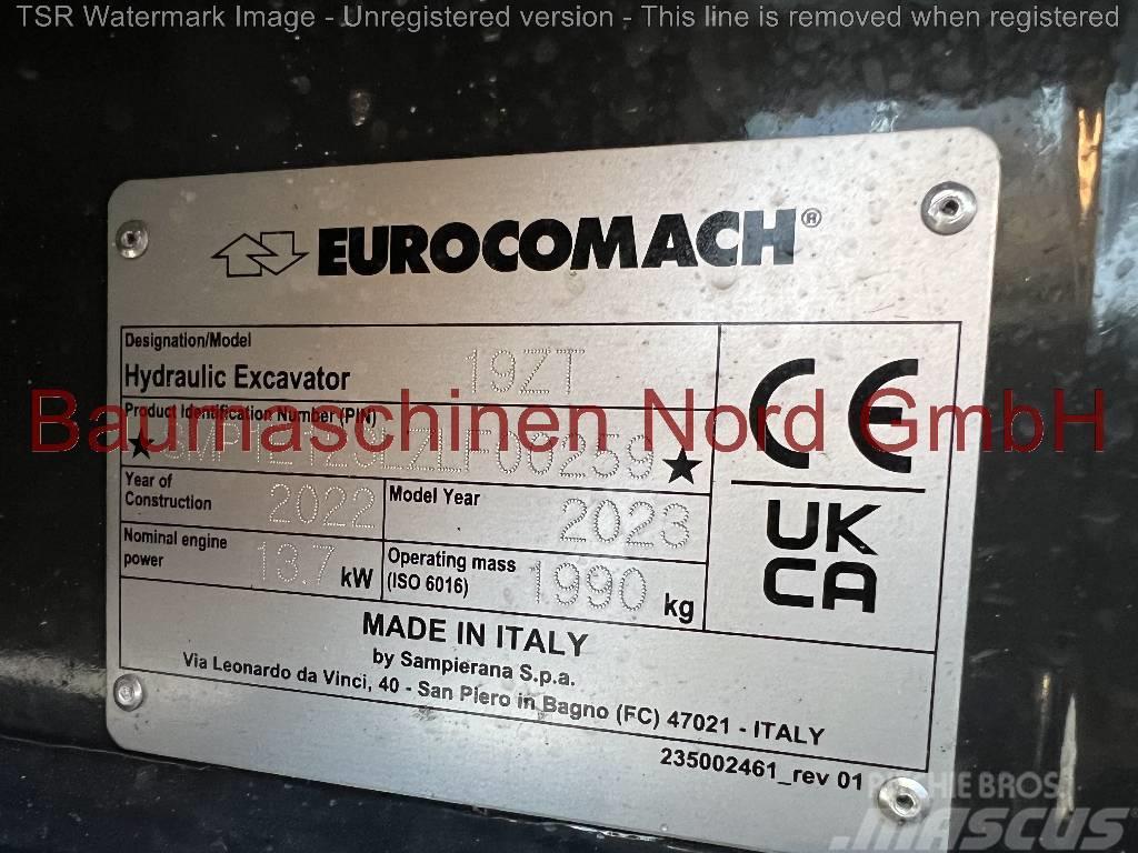 Eurocomach 19ZT +hydr. SW +Tilt -Demo- Miniekskavaatorid < 7 t
