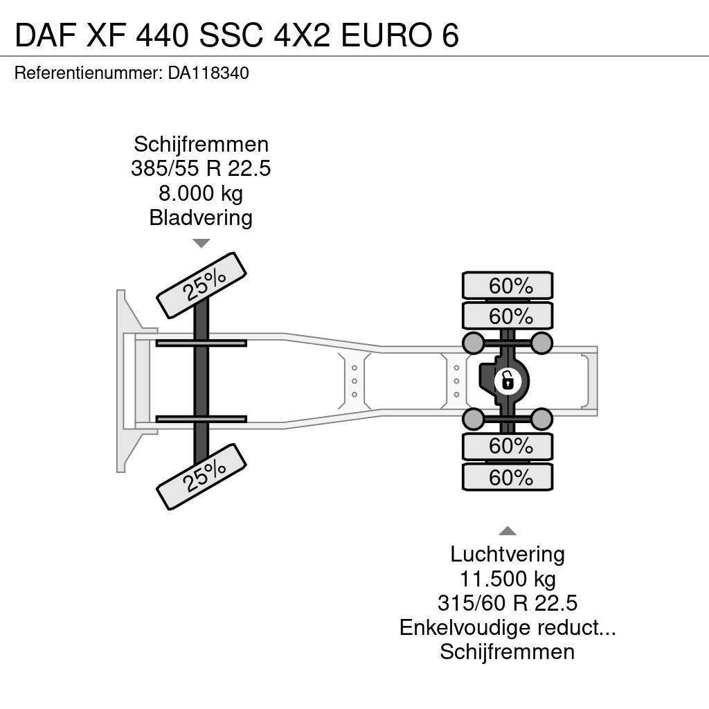 DAF XF 440 SSC 4X2 EURO 6 Sadulveokid